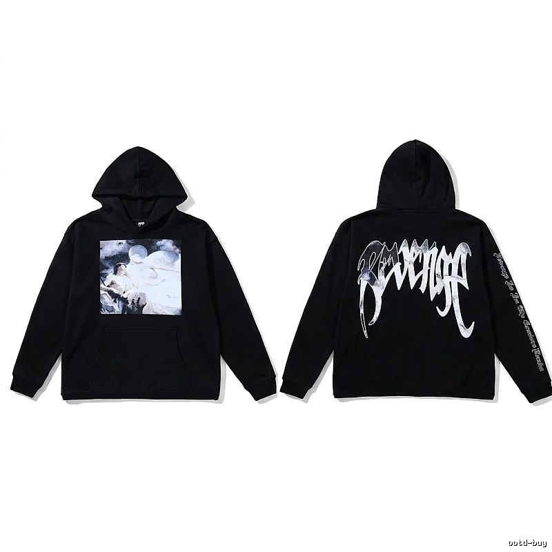 Revenge dark style black hoodie