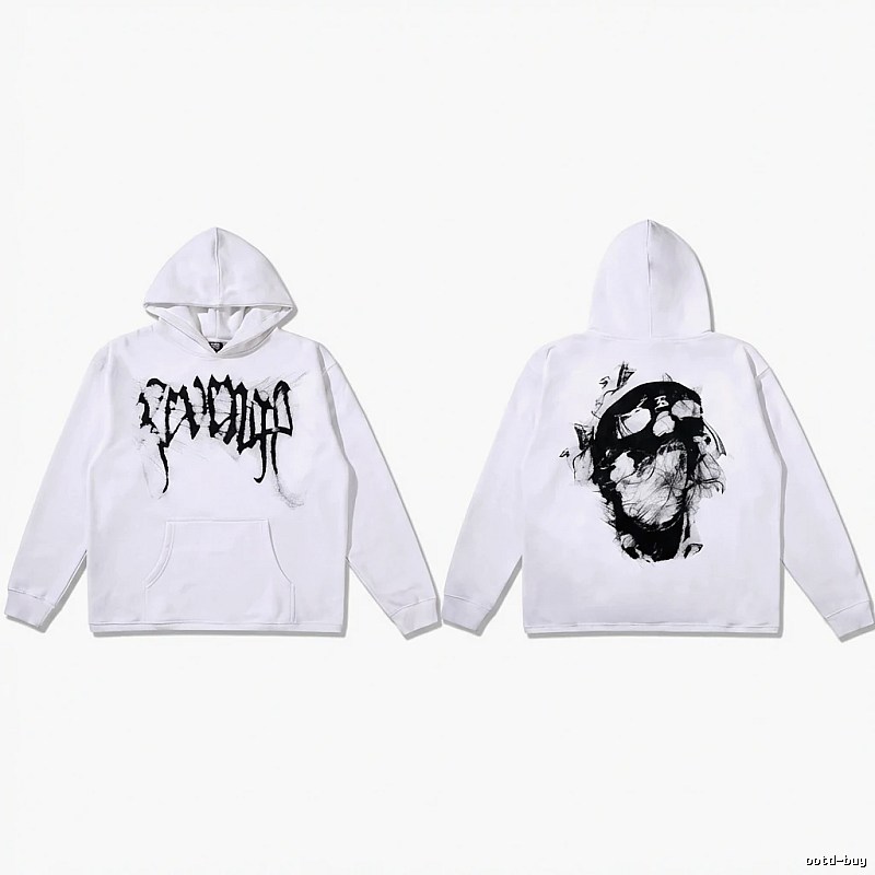 Revenge dark - style white hoodie