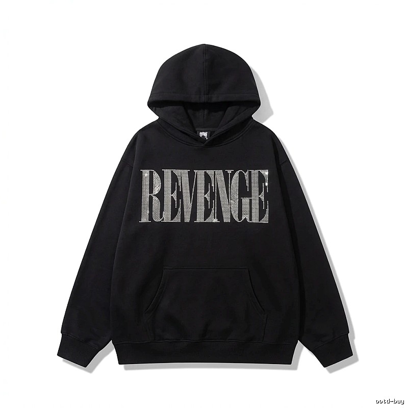 Revenge Letter Wind Black Hoodie