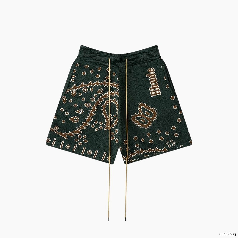RHUDE Retro Paisley Shorts