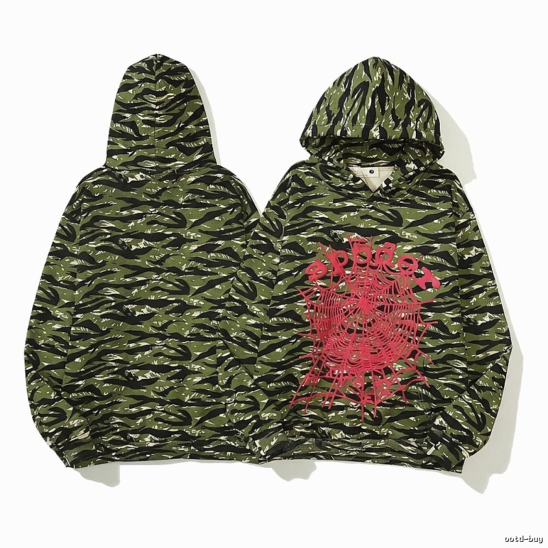 Sp5der camouflage hoodie