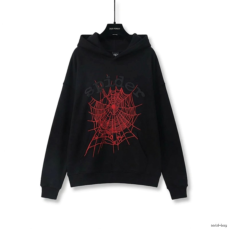 Sp5der cobweb - style black sweatshirt