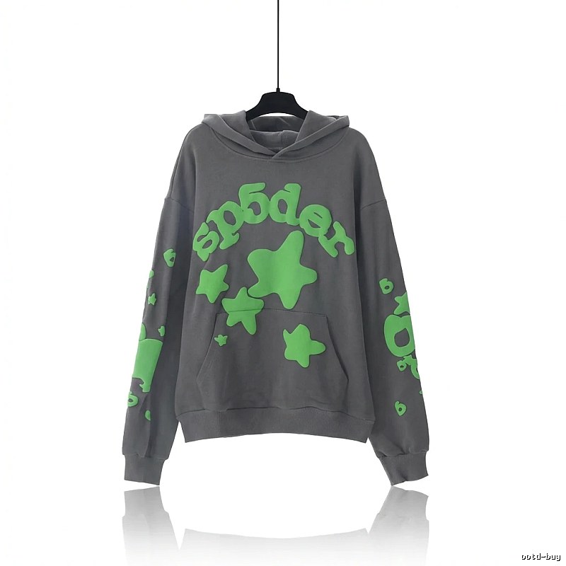 SP5der Star Trendy Cool Gray Sweatshirt