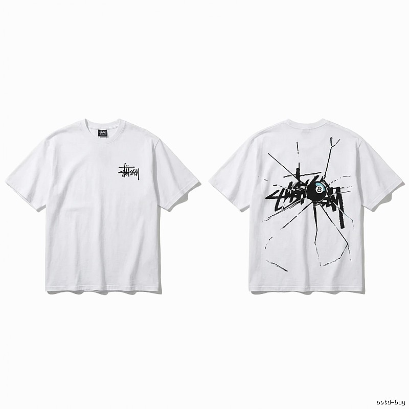 Stussy 8 Ball Style White T-shirt