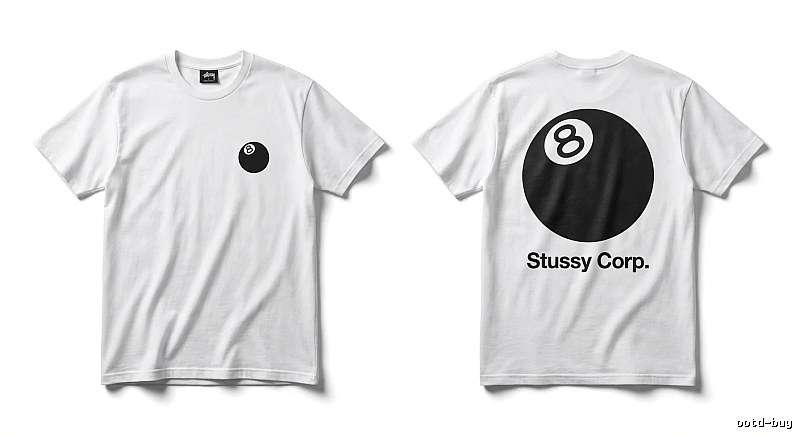 Stussy Billiards Series White T-shirt
