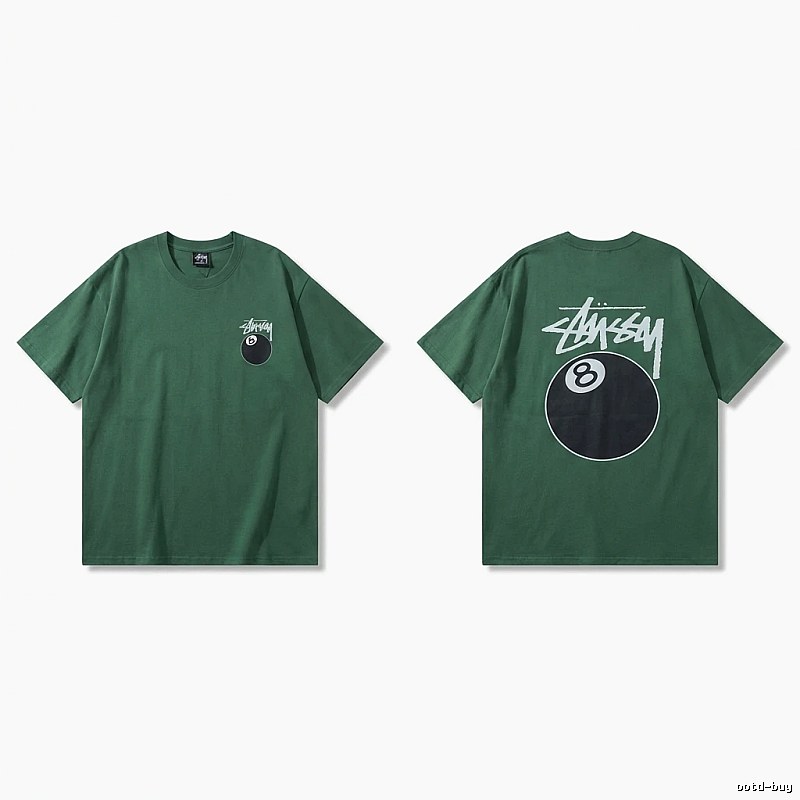Stussy Black Eight Series Trendy and Cool Style T-shirt