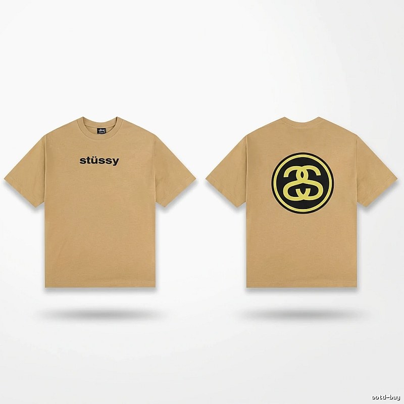 Stussy classic khaki short-sleeve