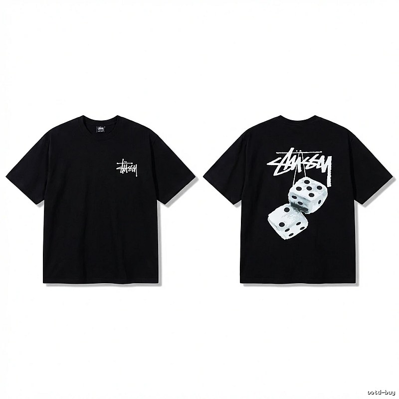 Stussy Dice Style Black T-shirt
