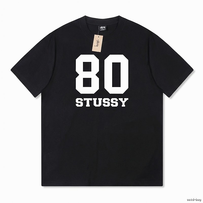 Stussy digital style black T-shirt