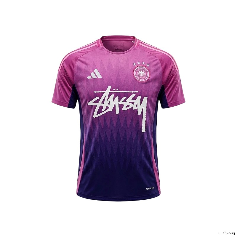 Stussy Gradient Style Pink-Purple T-shirt