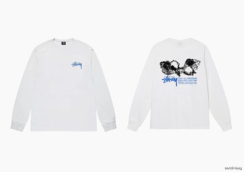Stussy Graffiti Retro Style White T-shirt