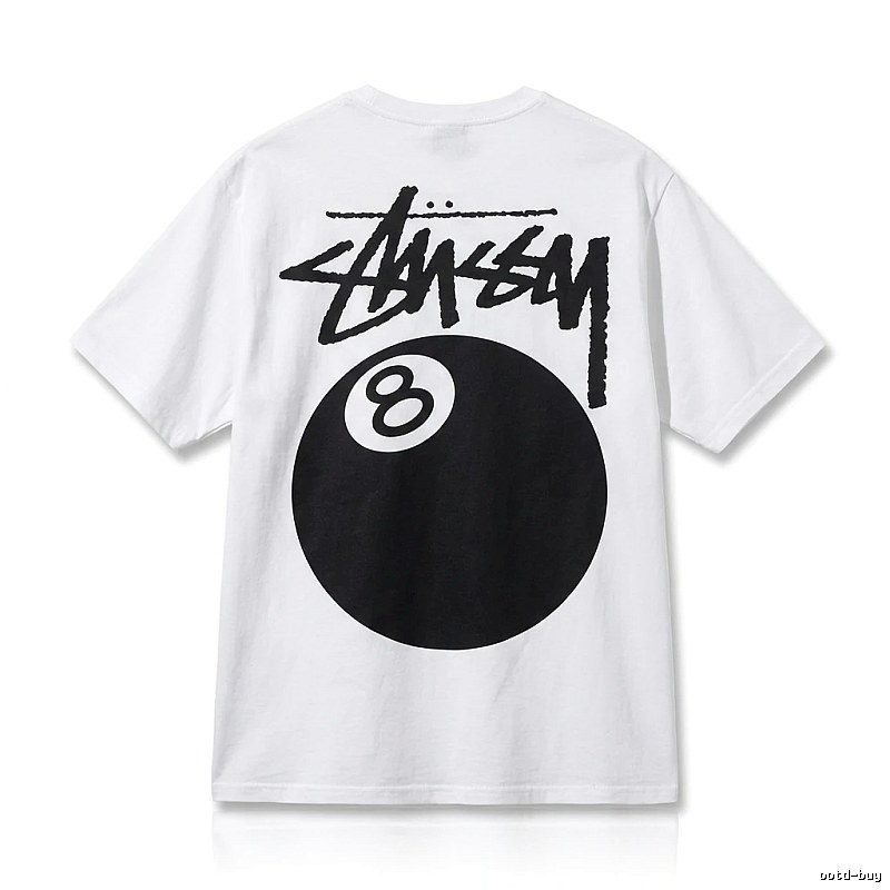 Stussy No.8 Ball White T-shirt