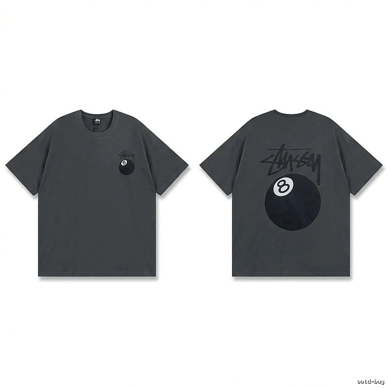 Stussy No.8 Retro Black T-shirt