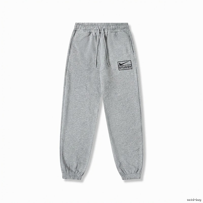 Stussy trendy brand grey casual pants