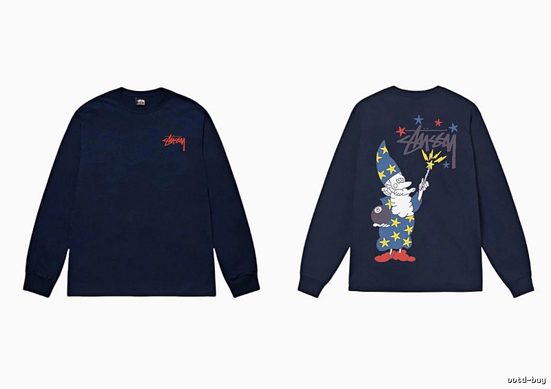 Stussy Wizard Series Dark Style Long-sleeve