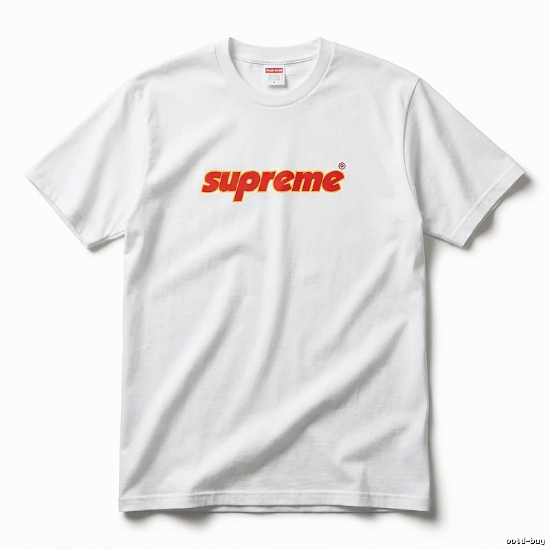 Supreme basic simple white T-shirt
