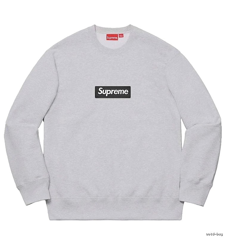 Supreme Classic Logo hoodie Gray Red Oversized with Travel-Friendly Style