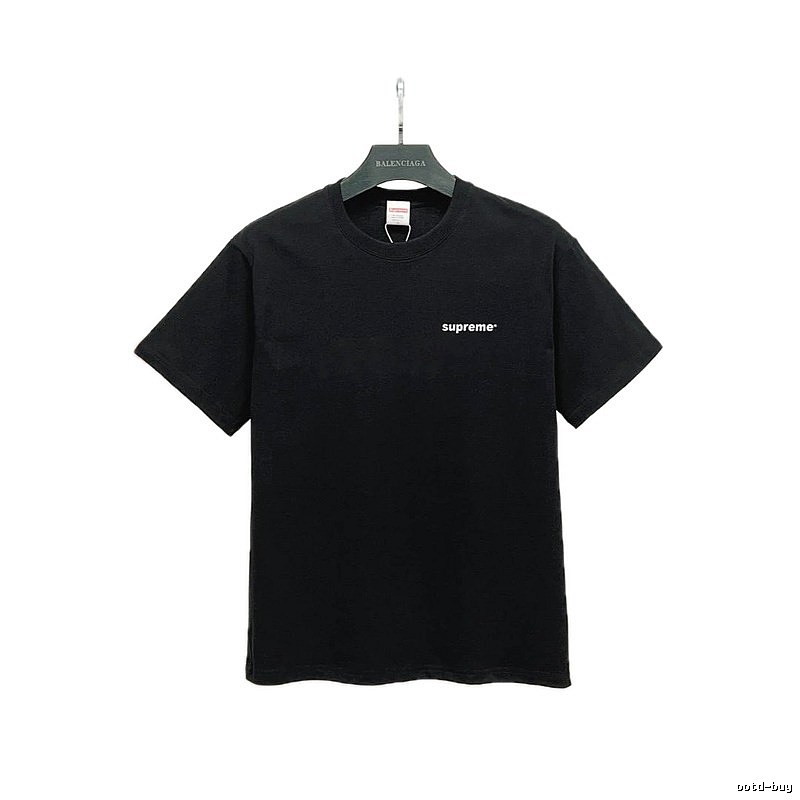 Supreme Small Logo Series Street Style Black T-Shirt