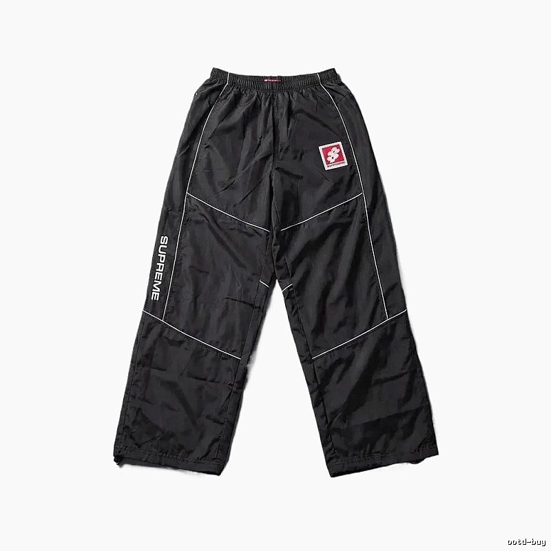 SUPREME sporty black long trousers