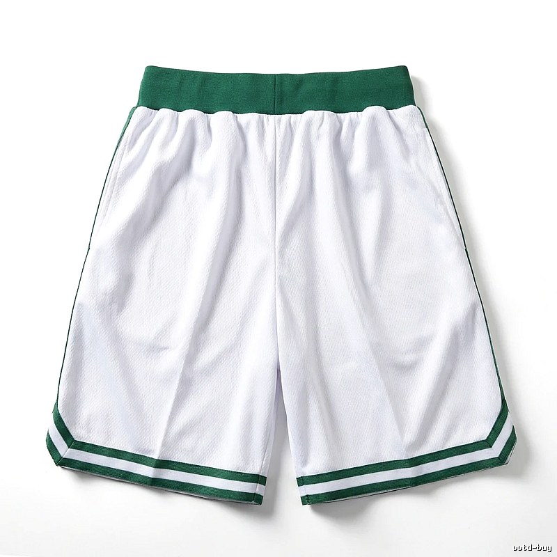 Tatum sporty white-green shorts