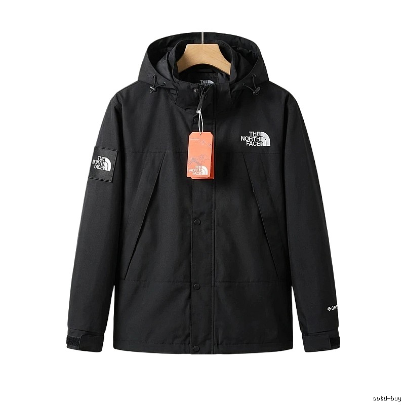 The North Face outdoor-style black coat