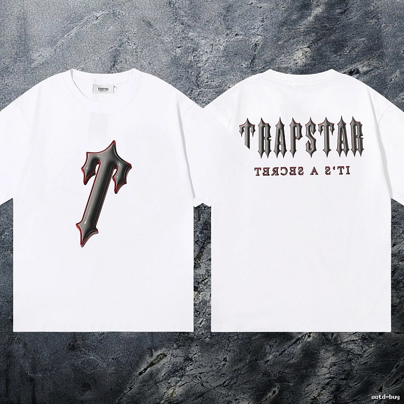 Trapstar Casual Keys graphic T-shirt Black White Key for Comfortable Styling