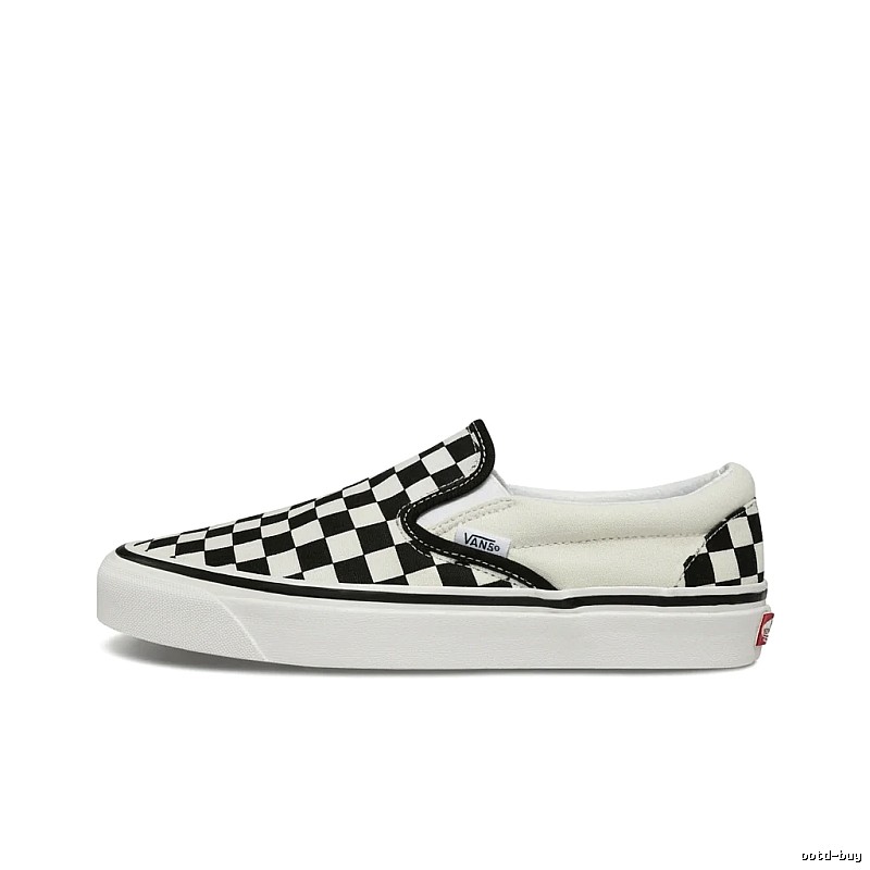 Vans Checkerboard Slip-On Shoes (Black and White Style)