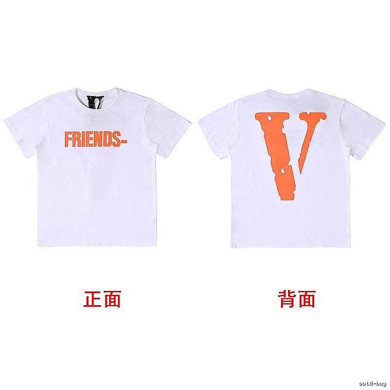 Vlone Easy Match Logo T-shirt Black Purple Vlone for Everyday Use