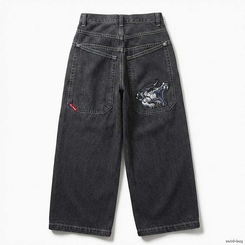 Y2K dark style jeans